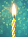 Happy birthday candle