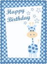 Happy birthday card Royalty Free Stock Photo