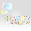 Happy Birthday Royalty Free Stock Photo