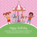Happy birthday card cartoons