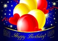 Happy birthday card Royalty Free Stock Photo