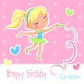 Happy birthday - Little ballerina