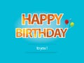 Happy birthday card