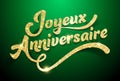 Happy Birthday in French : Joyeux Anniversaire