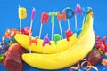 Happy Birthday Fruit Royalty Free Stock Photo