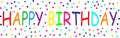 Happy Birthday Gif WÃÂ°th Colorful SPots