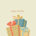 Happy birthday greeting card