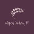 Happy Birthday greeting cards design. Royalty Free Stock Photo