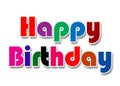 Happy birthday Royalty Free Stock Photo