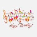 Happy Birthday! Musical congratulations.