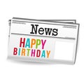 Happy Birthday Newspaper Magazine News