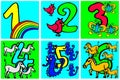 Happy birthday numbers to play and learning numbers with pictures about hobbies from 1- 6 for children part 2