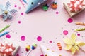 Happy birthday or party background Royalty Free Stock Photo