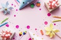 Happy birthday or party background Royalty Free Stock Photo