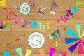 Happy Birthday party background theme Royalty Free Stock Photo