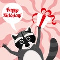 Happy birthday raccoon