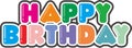 Happy Birthday symbol full color