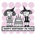 Happy birthday to you Royalty Free Stock Photo