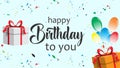 Happy birthday to you Royalty Free Stock Photo