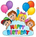 Happy birthday topic image 5 Royalty Free Stock Photo