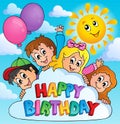 Happy birthday topic image 6 Royalty Free Stock Photo