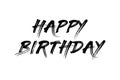 Happy Birthday with white background for Birthday. Happy Birthday Royalty Free Stock Photo