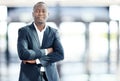 Happy black business man Royalty Free Stock Photo