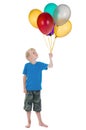 Happy Boy With Balloons