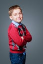 Happy boy isolated Royalty Free Stock Photo