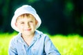 Happy boy outdoor Royalty Free Stock Photo