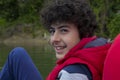 Happy Boy Portrait in Agva,Turkey Royalty Free Stock Photo