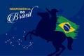 happy brazil independence postcard