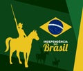 happy brazil independence poster