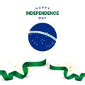 Happy Brazil Independent Day Vector Template Design Illustration