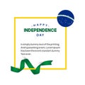 Happy Brazil Independent Day Vector Template Design Illustration