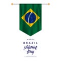 Happy Brazil National Day Vector Design Illustration