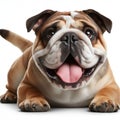 happy british bulldog