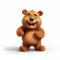 Happy Brown Teddy Bear - 3d Pixar Bear - Toycore Cartoon