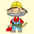Happy builder