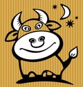 Happy bull