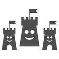 Happy Bulwark Flat Icon