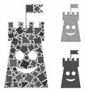 Happy bulwark tower Composition Icon of Rugged Parts