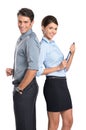 Happy Business Couple Royalty Free Stock Photo