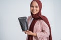 Happy business muslim woman portrait