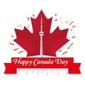 Happy Canada day card