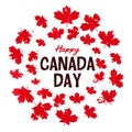 Happy Canada Day Royalty Free Stock Photo