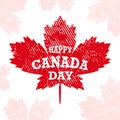 Happy Canada Day Royalty Free Stock Photo