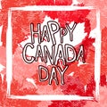 Happy Canada Day Royalty Free Stock Photo