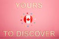 Happy Canada Day greeting card