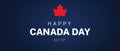 Happy Canada Day Illustration Background Banner